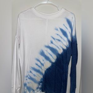 Yoga tie-dye crew neck